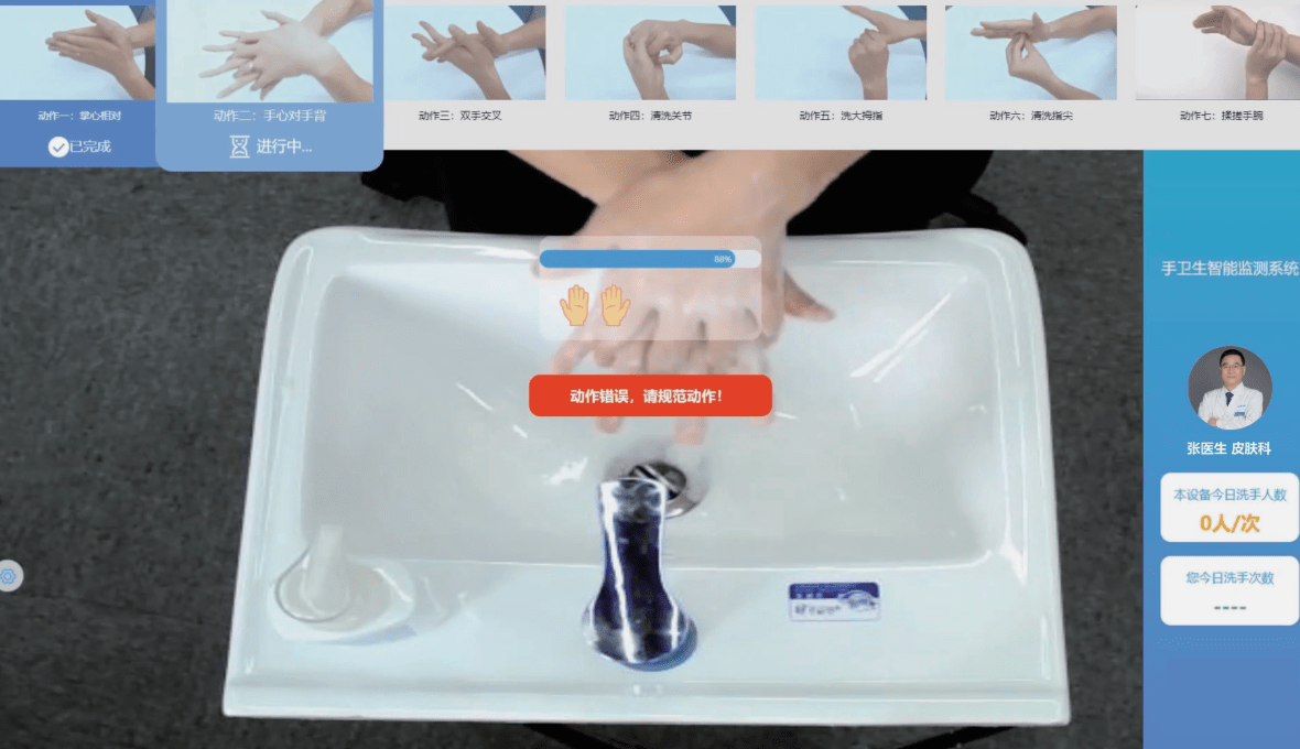 手卫生依从性AI监管子系统